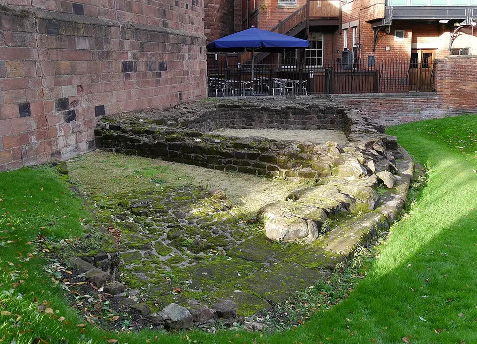 South East Angle Tower and wall of roman legionary fortress