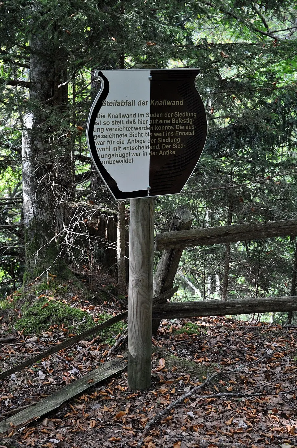 Spätantike Rückzugsiedlung Knallwand
