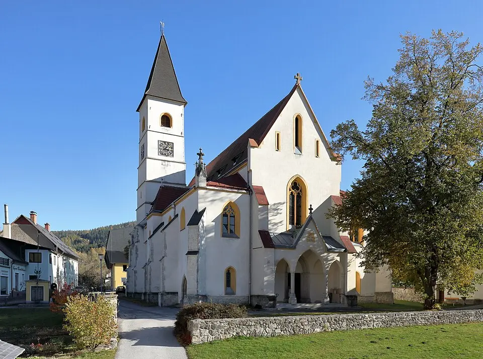 Image: C.Stadler/Bwag · CC BY-SA 4.0 Pfarrkirche Spital am Semmering