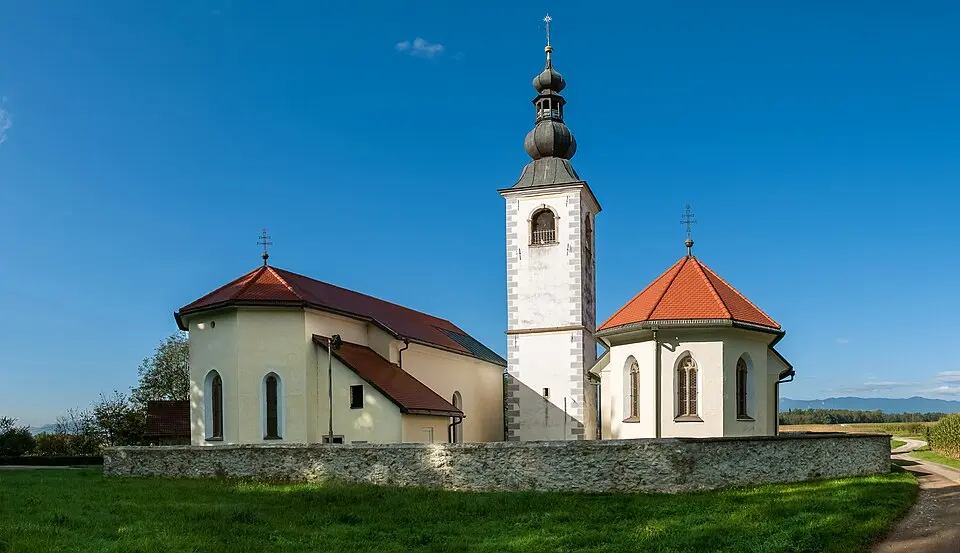 Slika: Mihael Grmek · CC BY-SA 4.0 Območje cerkva