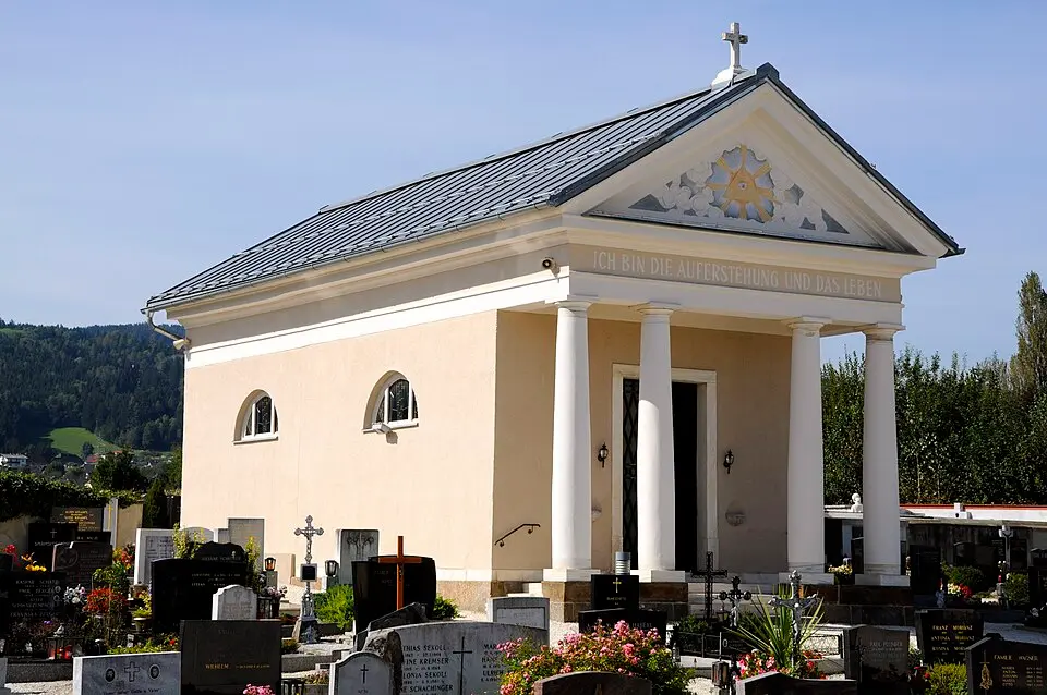 Kép: Johann Jaritz · CC BY-SA 3.0 AT Friedhofskapelle-Bischofskapelle