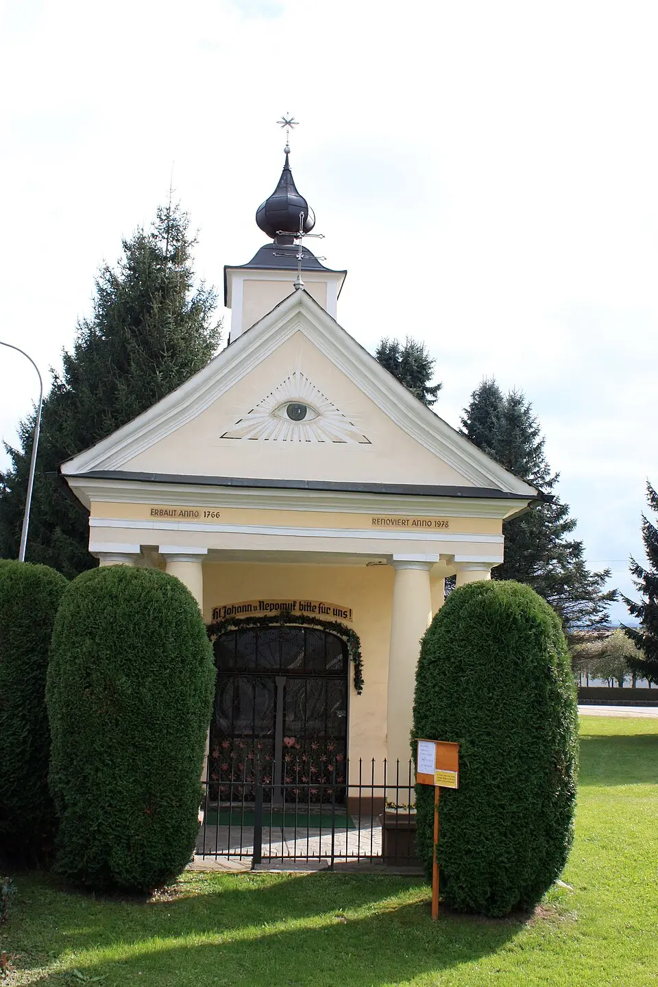 Kép: Mefusbren69 · Public domain Kapelle hl. Johannes Nepomuk/Blaikenkapelle