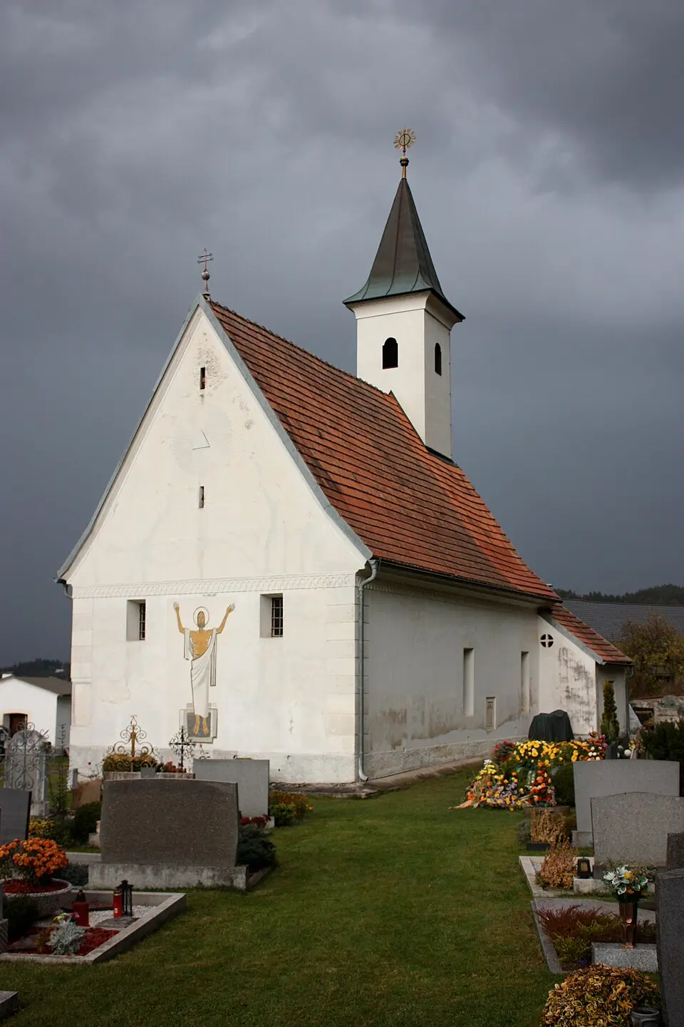 Kath. Filialkirche hl. Jakob und Friedhof