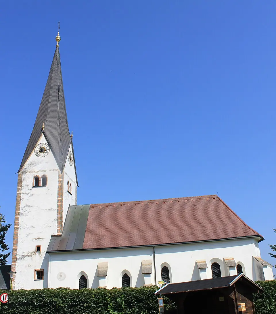 Kath. Pfarrkirche Sankt Stefan (unter Feuersberg) und Friedhof