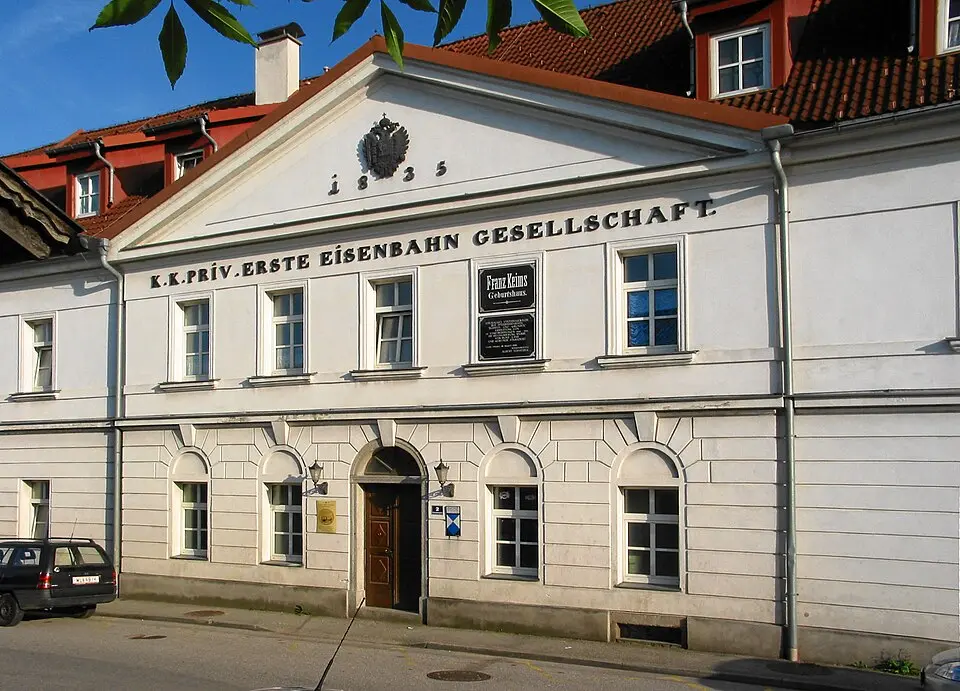 Ehem. Stationsgebäude der Pferdeeisenbahn