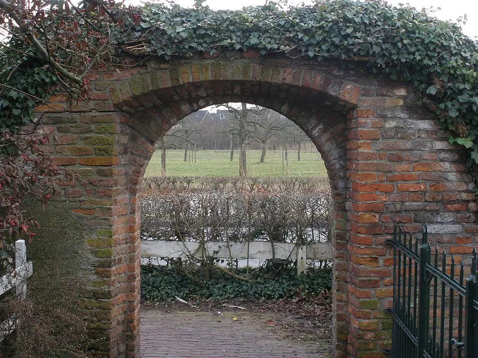 Overblijfselen van de stadsmuur van Montfoort