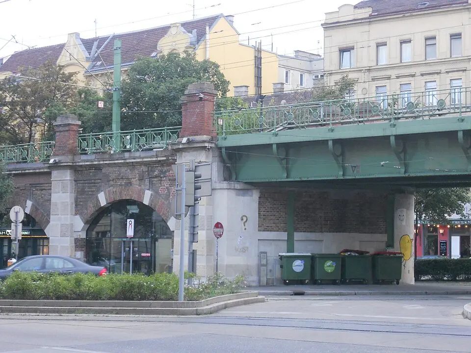 ehem. Stadtbahn - Teilbereich der heutigen U6 in der KG Josefstadt