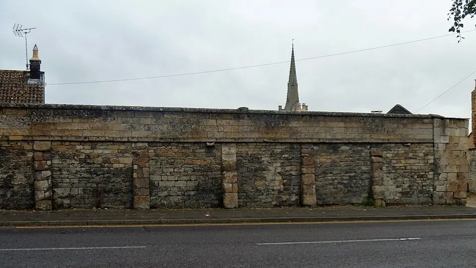 Town Wall To North Of North Walk House