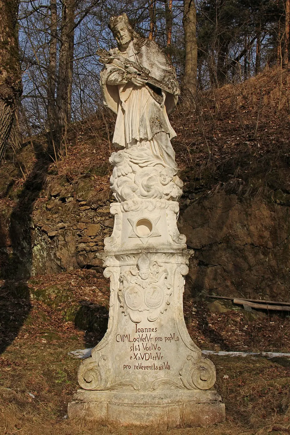 Figurenbildstock hl. Johannes Nepomuk