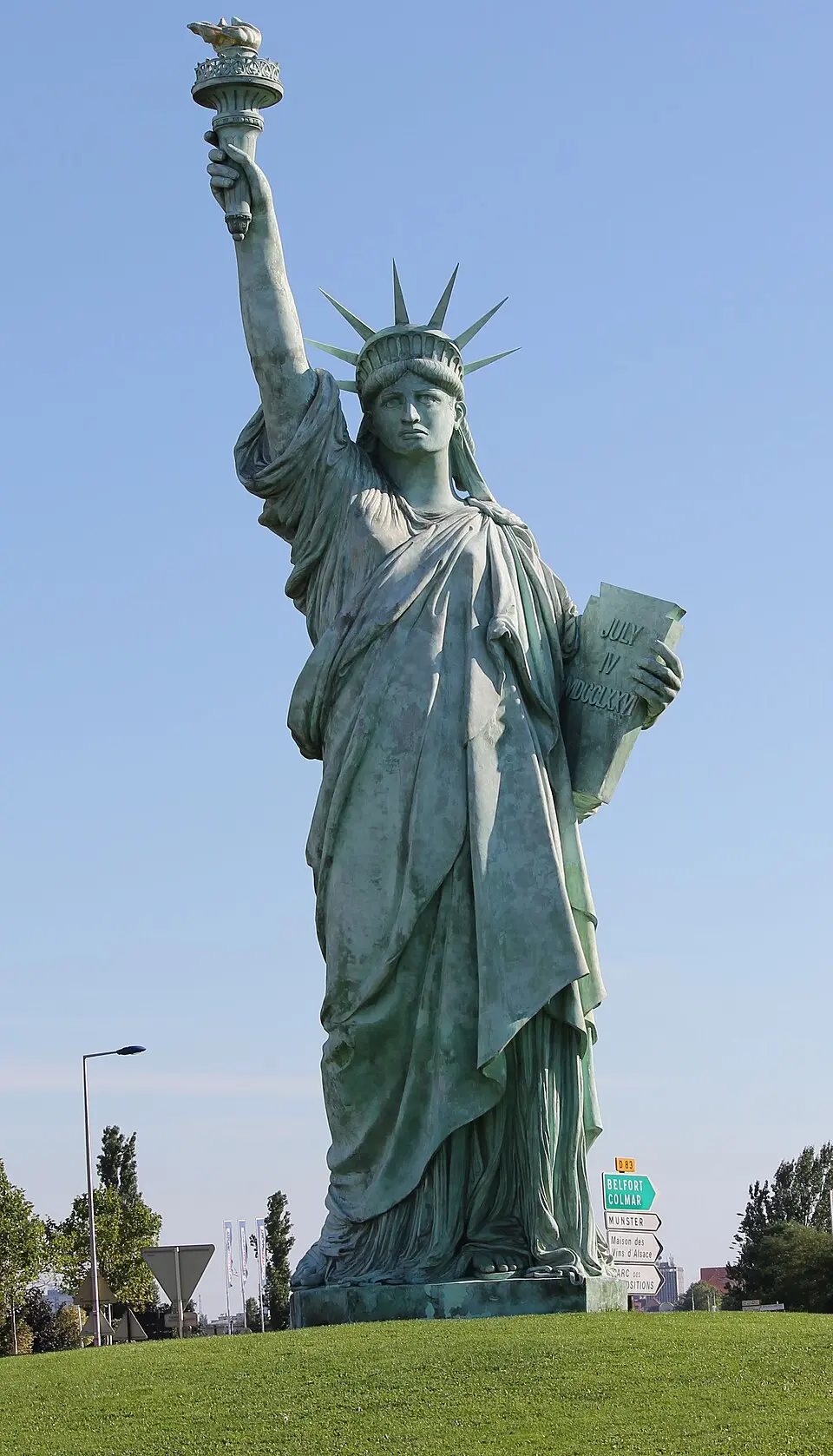 Bild: Grey Geezer · CC BY-SA 3.0 Statue of Liberty in Colmar