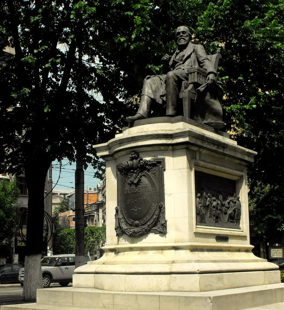Monument to C. A. Rosetti, Wladimir Hegel, Bucharest