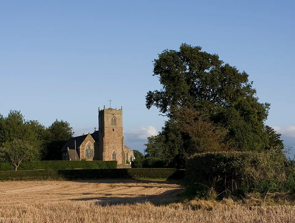 Image: James Loach · Public domain St Mary's Church, Blymhill