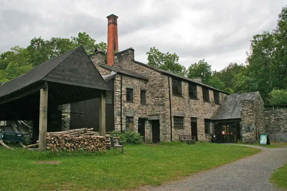 Stott Park bobbin mill, two mill ponds and site of Stott Park smithy