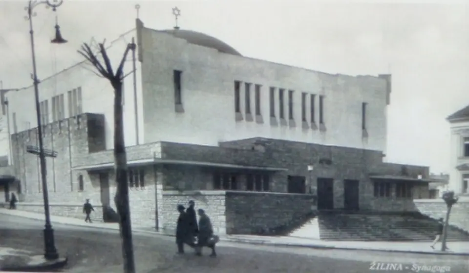 Bild: postcard c. 1931 · Public domain Neologe Synagoge