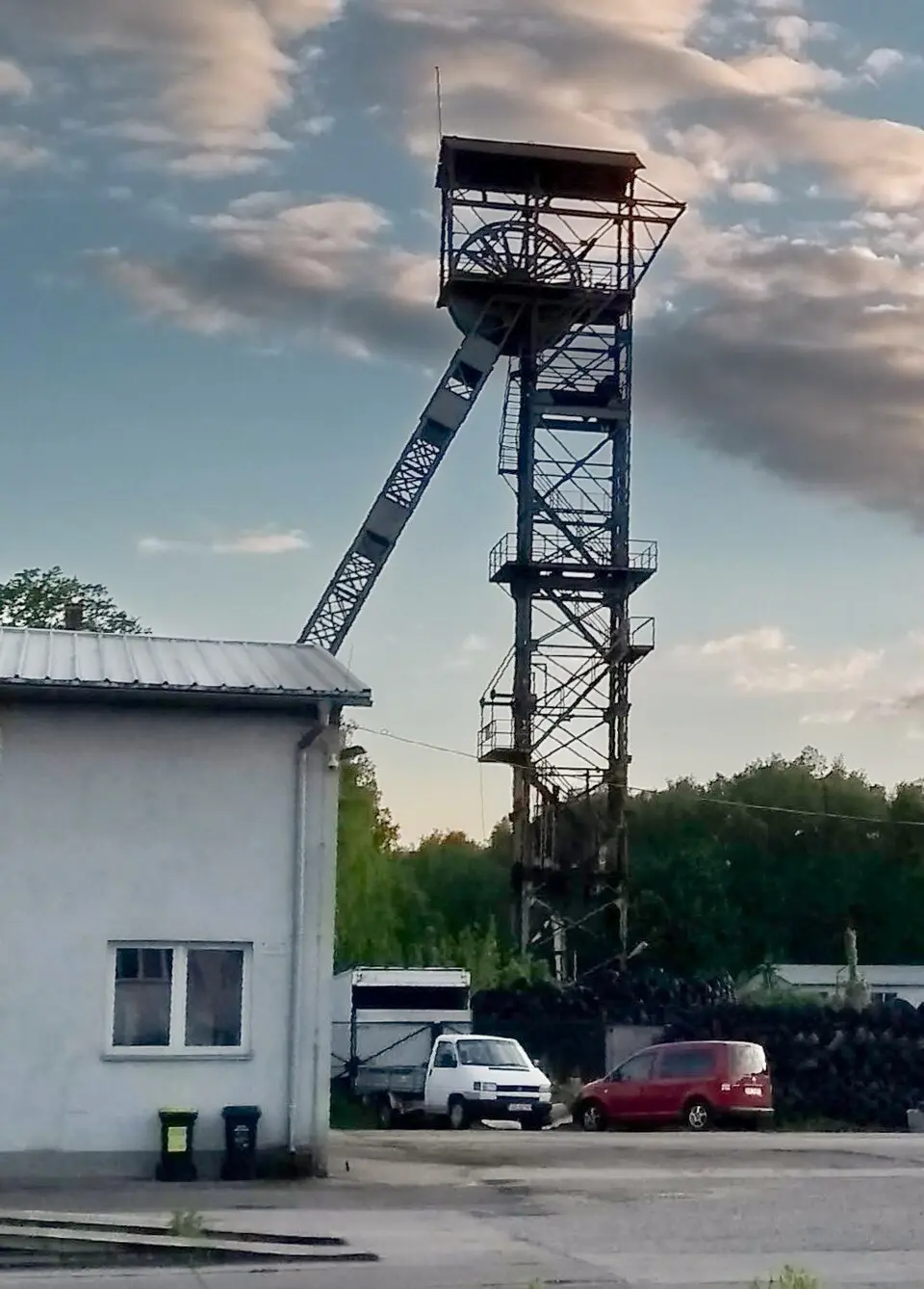 Szyb Chwalibóg I - wieża nadszybowa