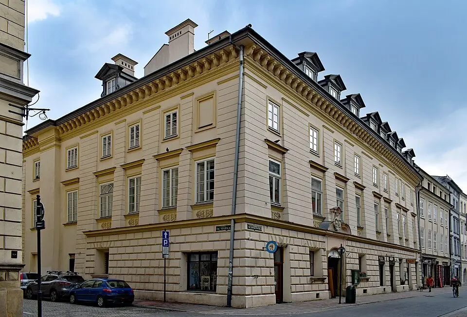 Image: Zygmunt Put · CC BY-SA 4.0 Tarnowski Palace at Sławkowska Street in Kraków