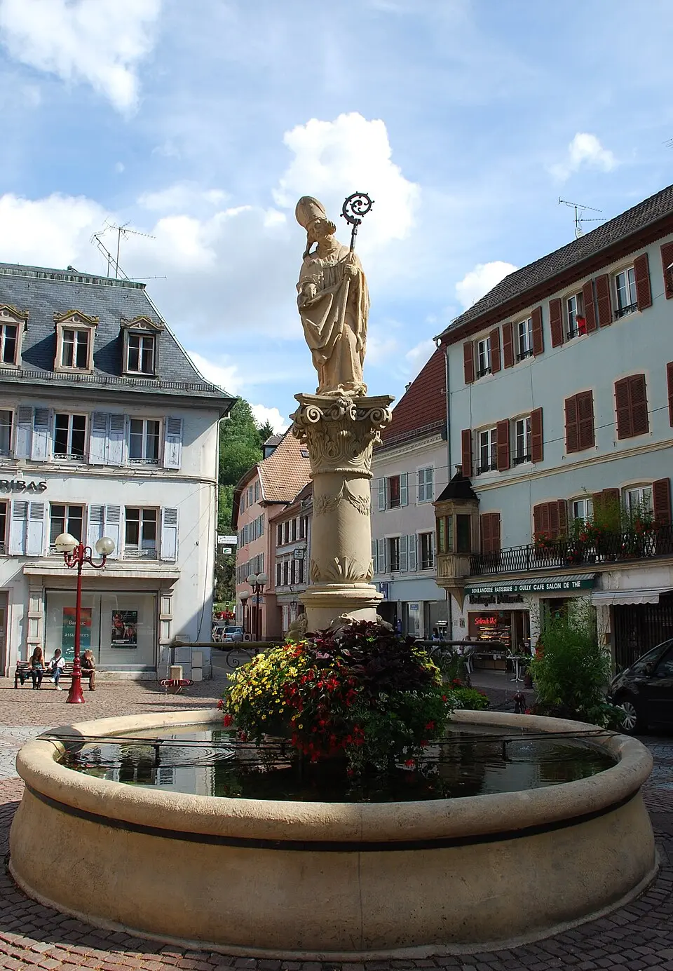 Image: Juanje 2712 · CC BY-SA 3.0 Fontaine Saint-Thiébaut (Thann)
