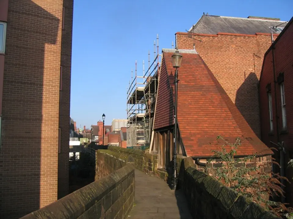 Part of City Wall from Eastgate to Thimblebys Tower and attached gravestones