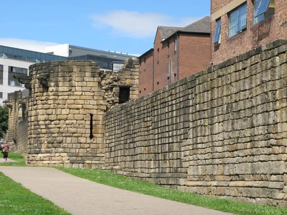 Town Wall With Durham Tower