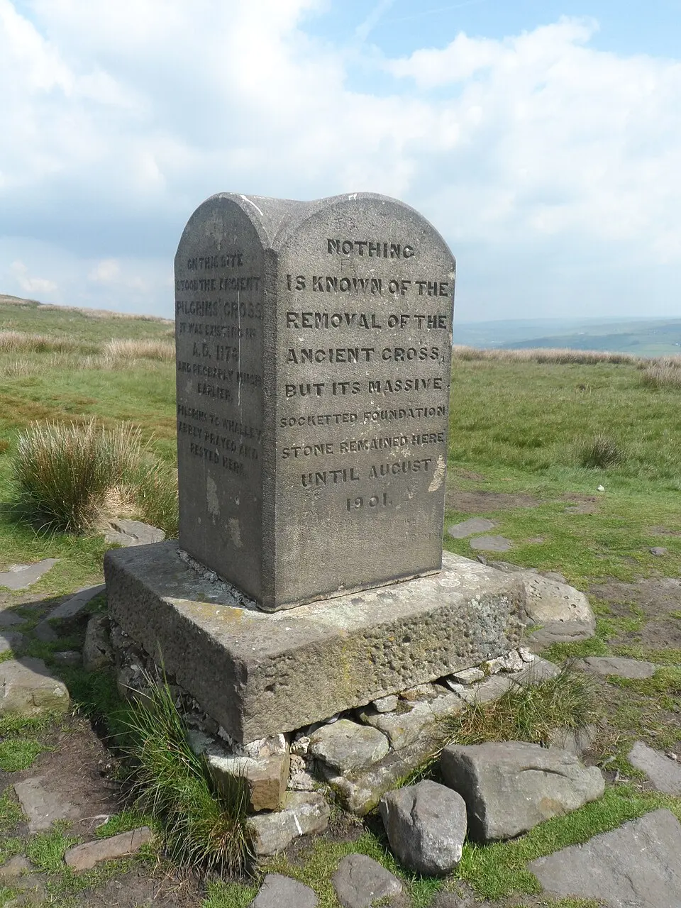 Pilgrims Cross, Holcombe Moor