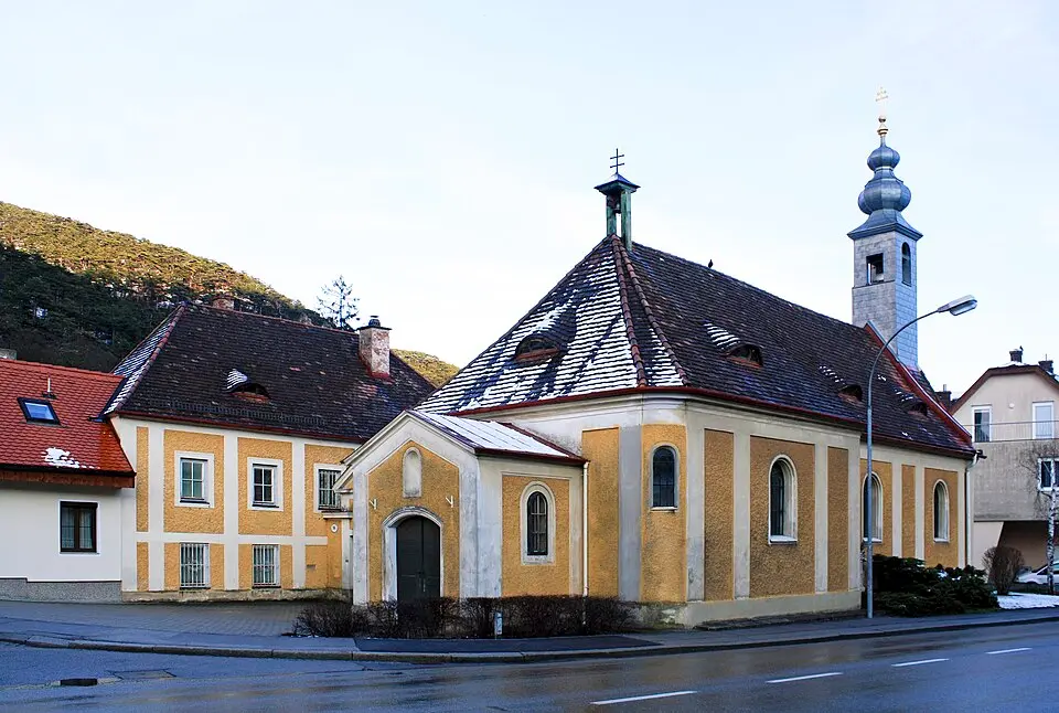 Kép: Karl Gruber · CC BY-SA 3.0 Filialkirche Baden-St. Helena