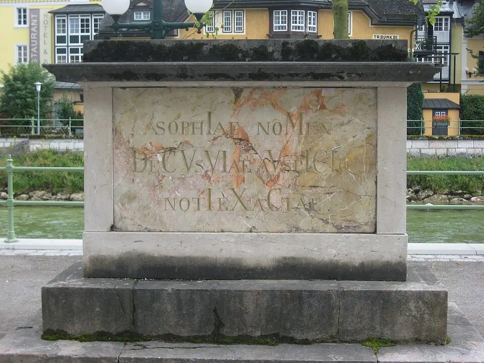 Gedenkstein für Prinzessin Sophie Friederike von Bayern