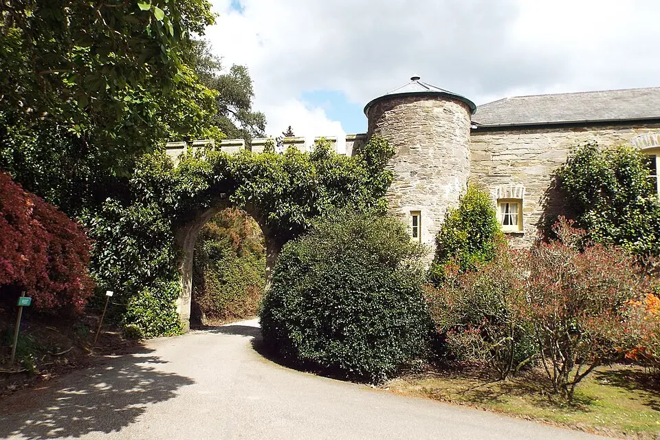 Ornamental Tower About 10 Metres North West Of Caerhays Castle