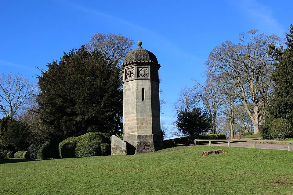 Tower Aproximately 20 Yards North Of Ilam Hall