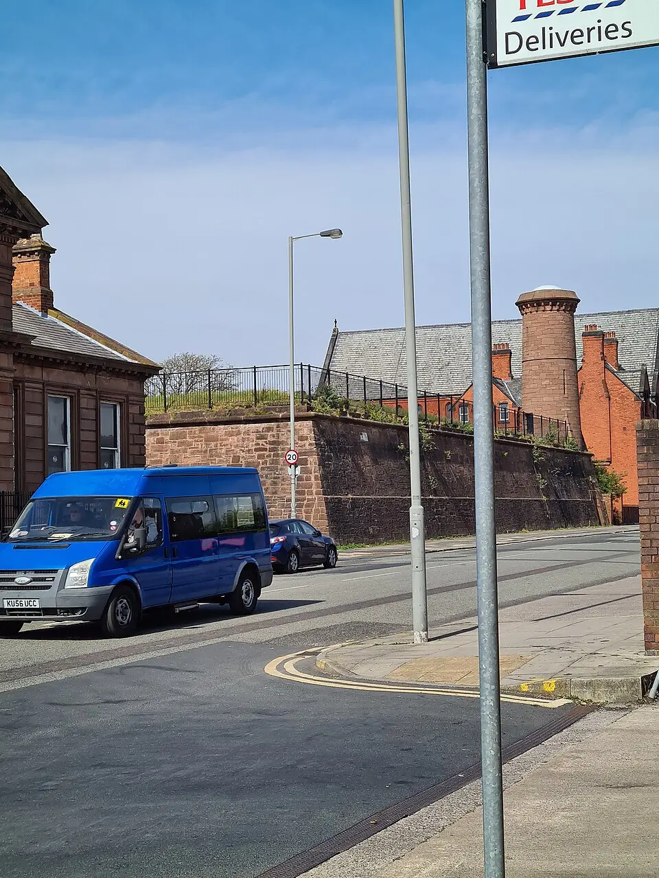 Toxteth Reservoir, Retaining Walls And Corner Tower