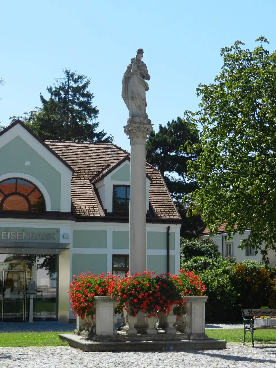 Figurenbildstock Madonna mit Kind (hl. Stanislaus)