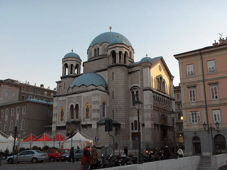 Image: User:Zinn · CC BY-SA 3.0 église de la Sainte-Trinité-et-Saint-Spiridion de Trieste