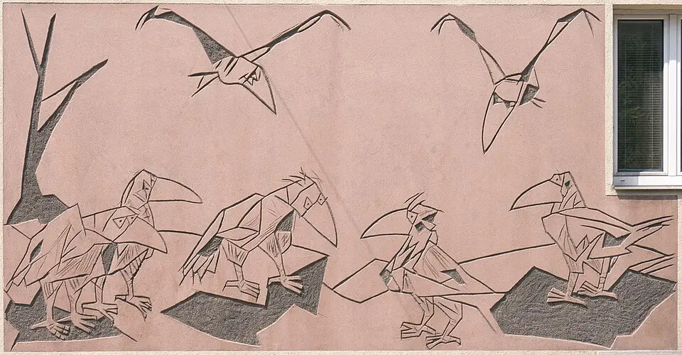 Sgraffito Raben