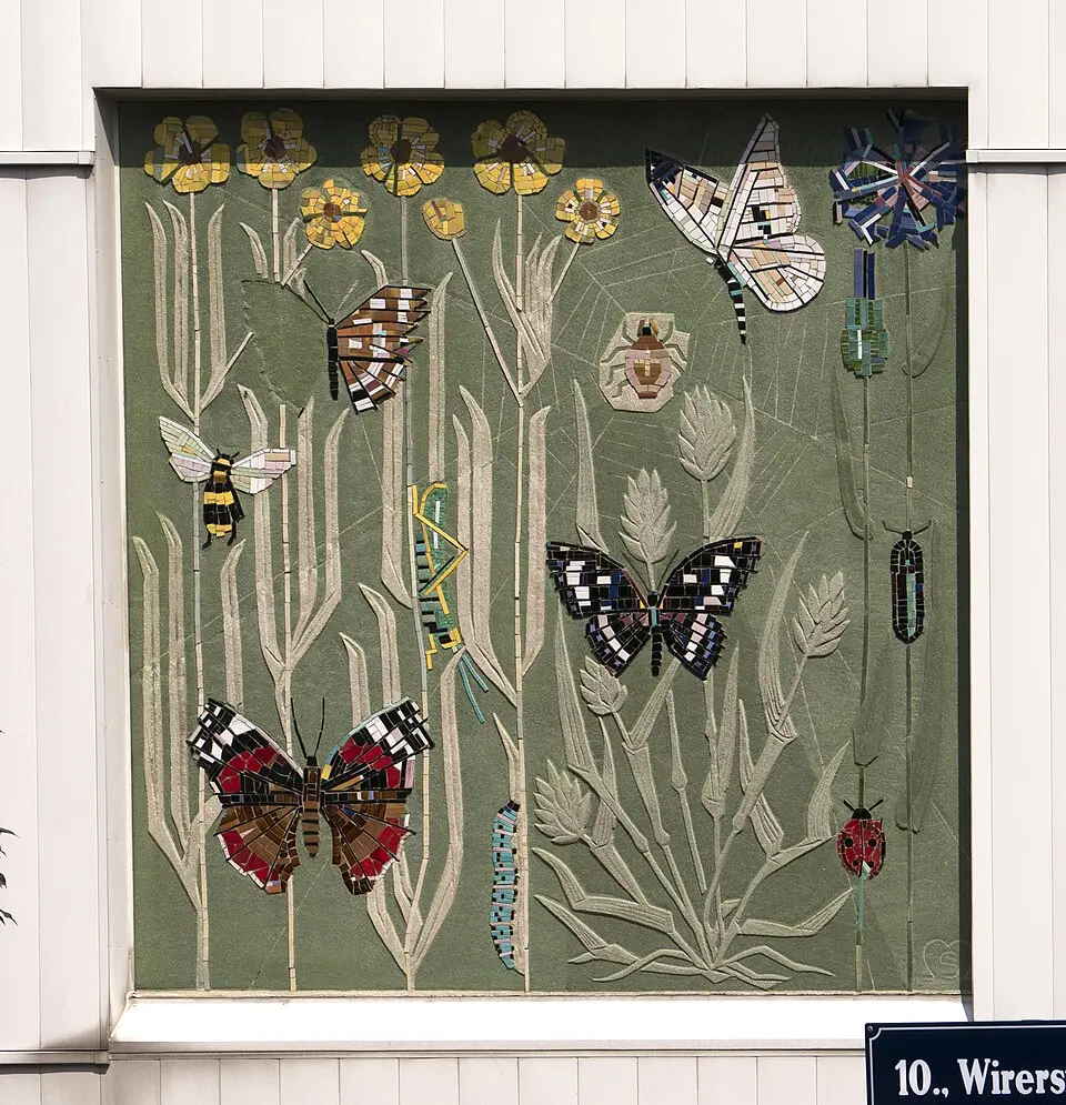 Mosaik Pflanzen und Tiere des Laaerberges
