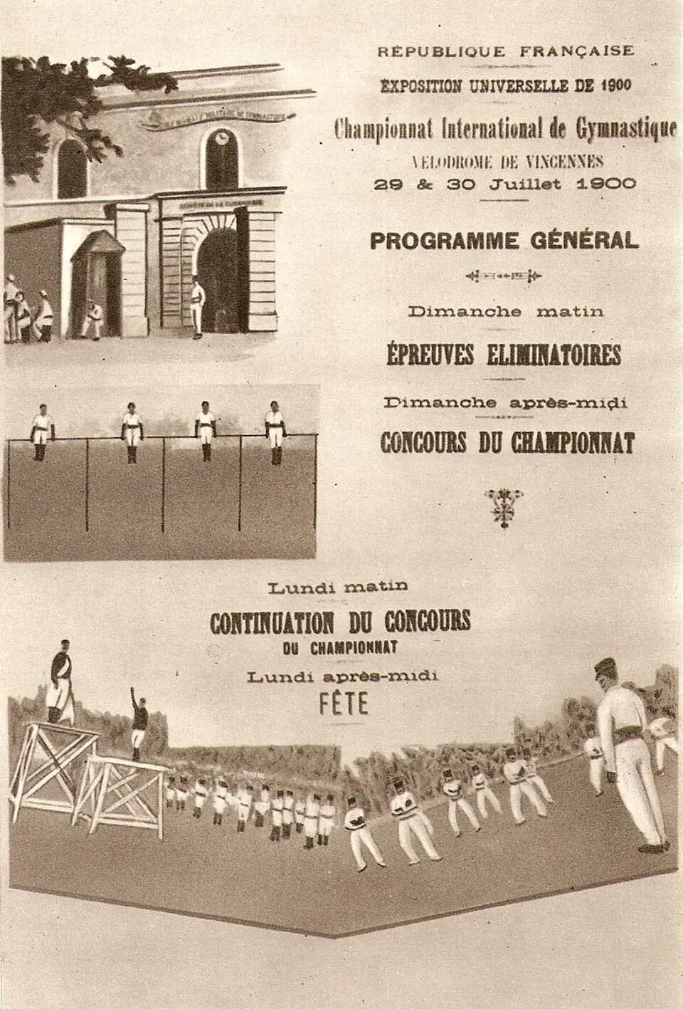 gymnastique aux Jeux olympiques d'été de 1900