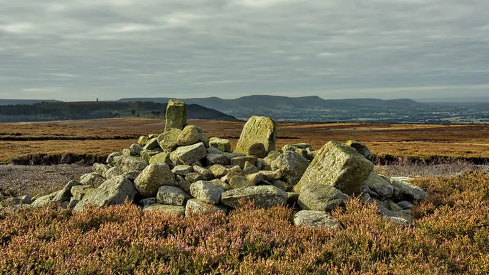 Two round cairns on Newton Moor, 850m north east of Summer Hill Farm