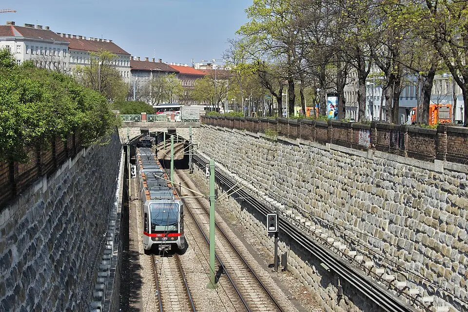 ehem. Stadtbahn – Teilbereich der heutigen U6 in der KG Neubau