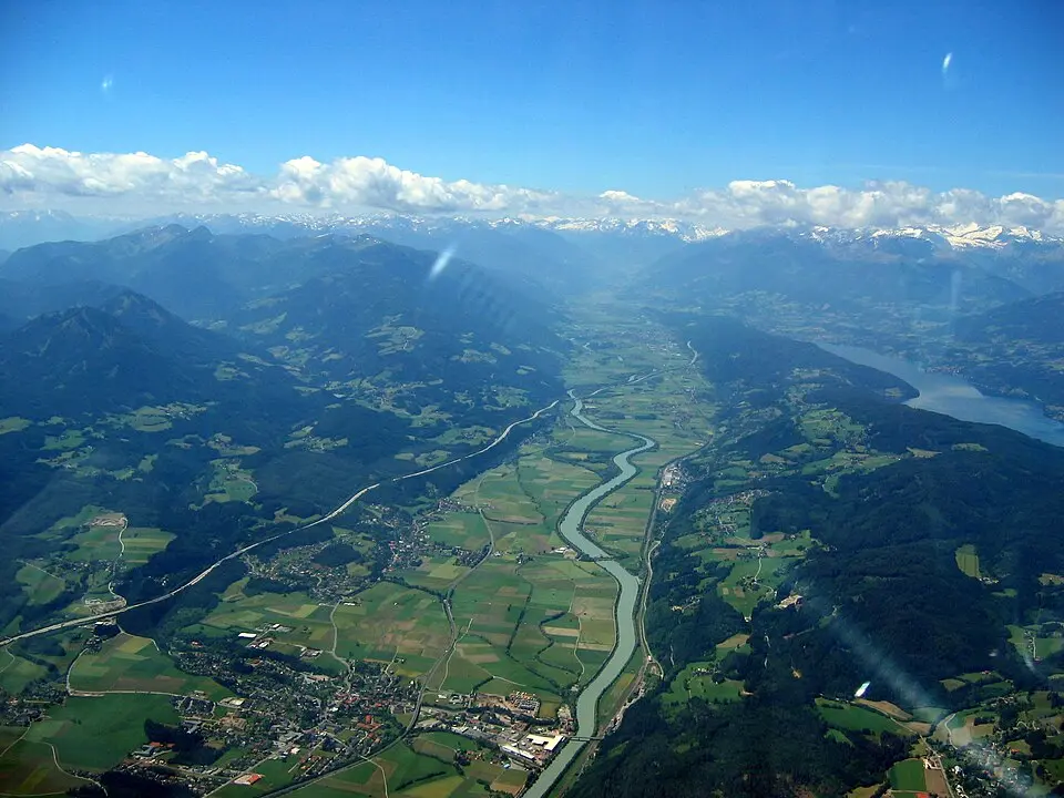 Drava Valley in Austria