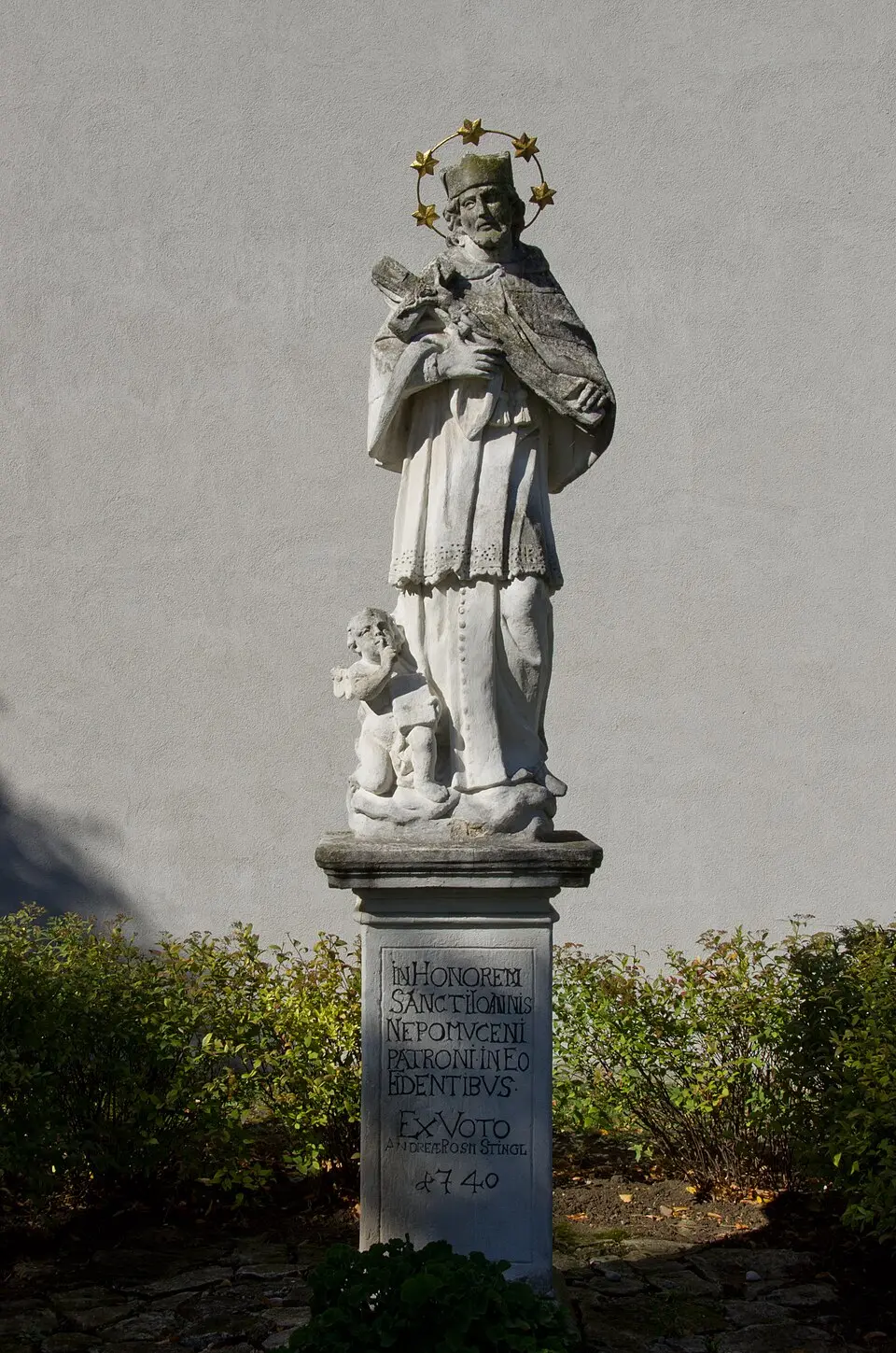 Figurenbildstock hl. Johannes Nepomuk