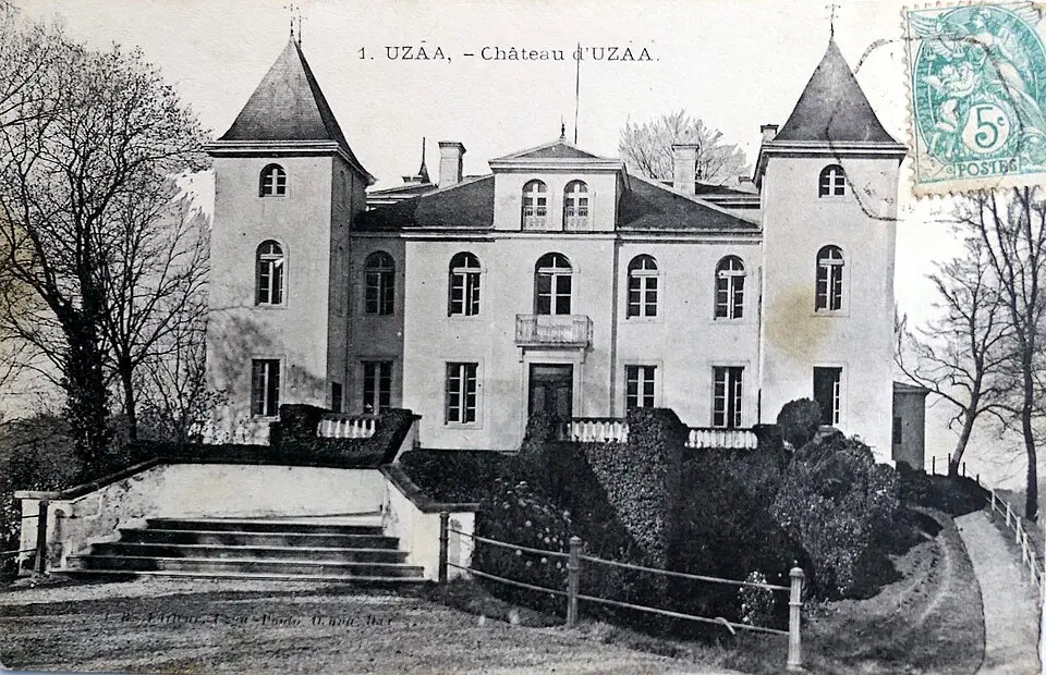 Image: Édouard Ocaña · Public domain Château d'Uza