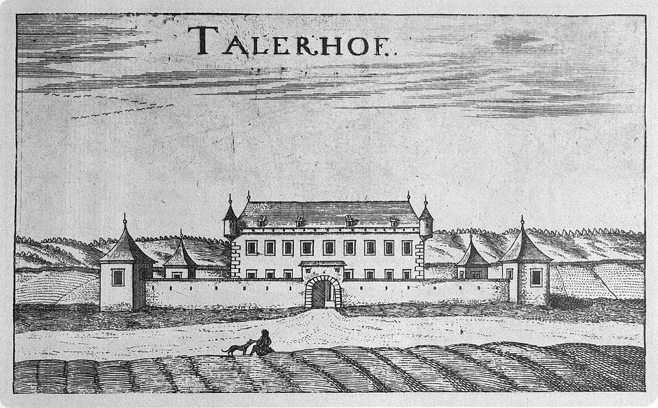 Image: Georg Matthäus Vischer · Public domain Schloss Thalerhof