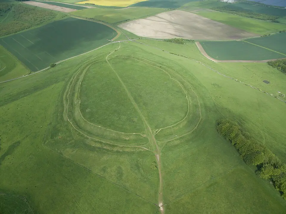 Barbury Castle Farm deserted Medieval village