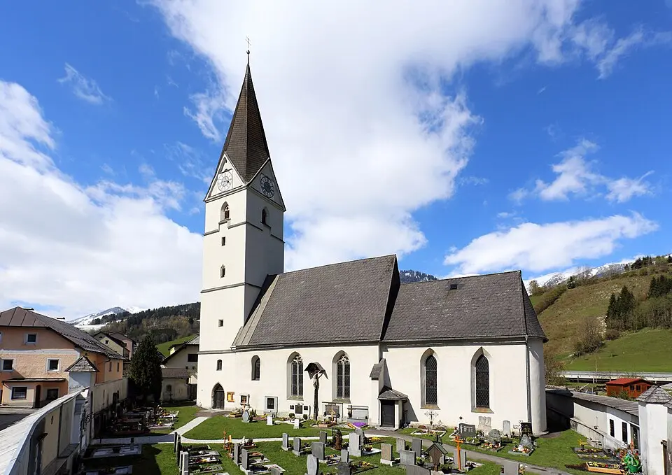 Bild: C.Stadler/Bwag · CC BY-SA 4.0 Katholische Pfarrkirche Wald am Schoberpaß
