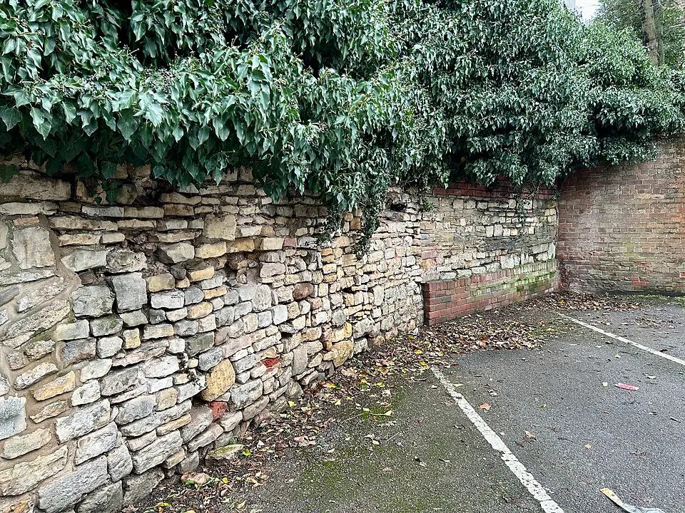 Wall of Doncaster Roman fort