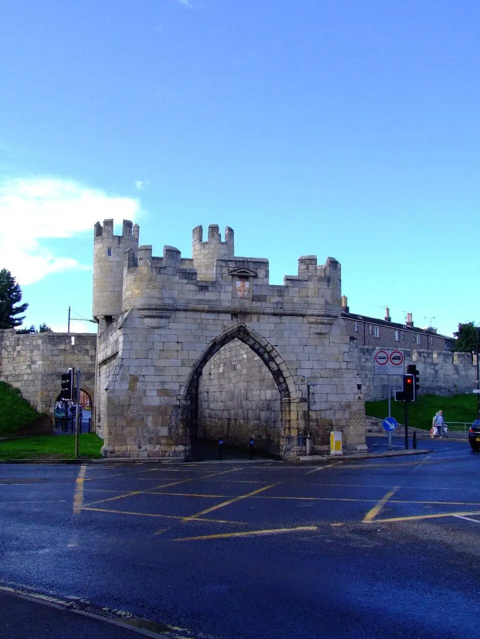 City Wall From The Red Tower To Fishergate Postern Tower Fishergate Bar Fishergate Postern Tower The Red Tower Walmgate Bar