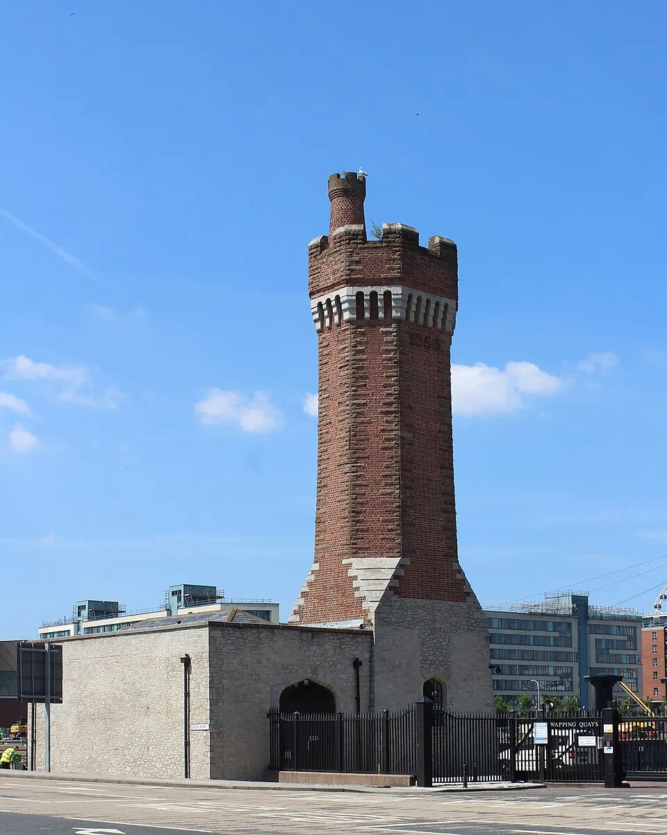 Hydraulic Tower At Wapping Dock