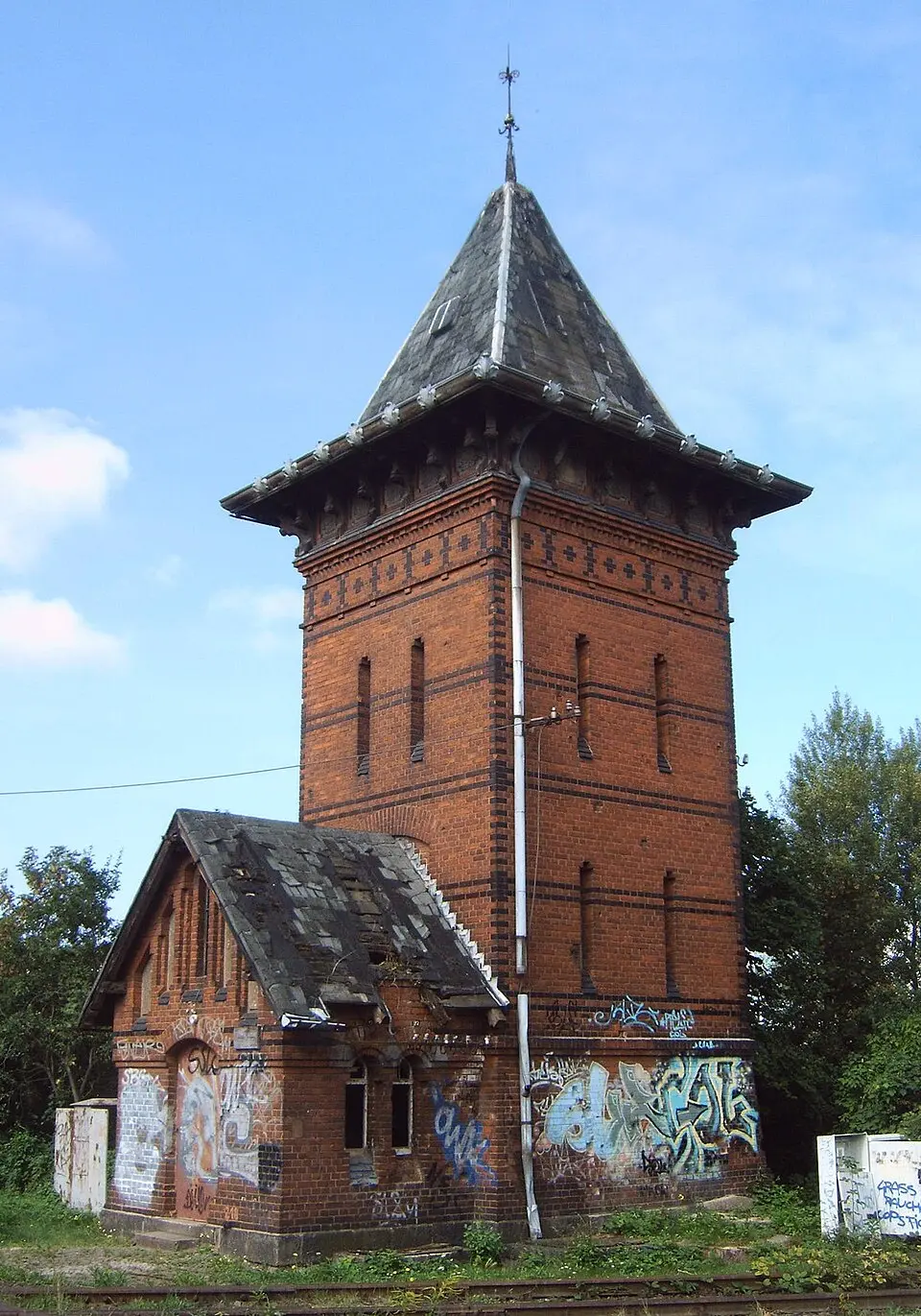 Wasserturm der Hubbrücke Magdeburg