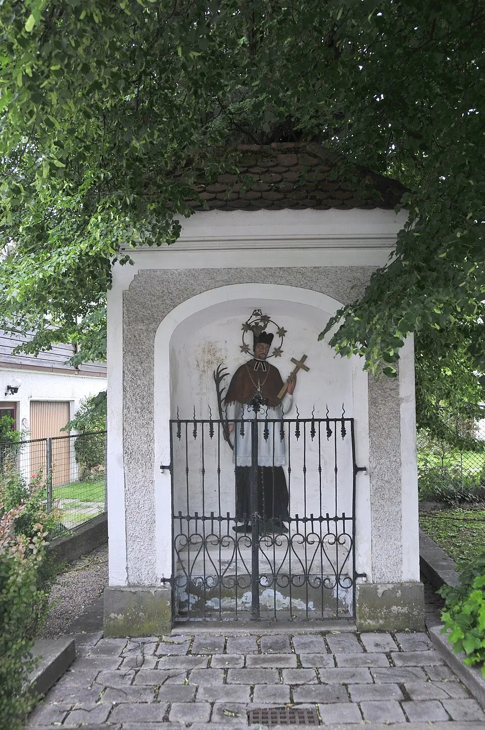 Slika: FranzOvilava (talk) · CC BY-SA 3.0 AT Wegkapelle hl. Johannes Nepomuk