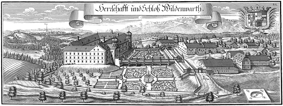 Image: Michael Wening · Public domain château de Wildenwart