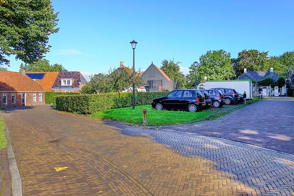 Terrein met een wierde en de overblijfselen van een borg