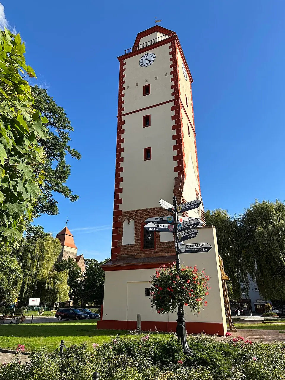 Wieża ratuszowa w Bierutowie